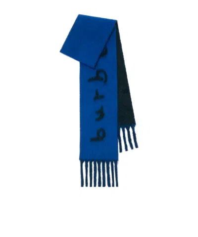 Burberry Reversible Logo Alpaca Wool Blend Scarf