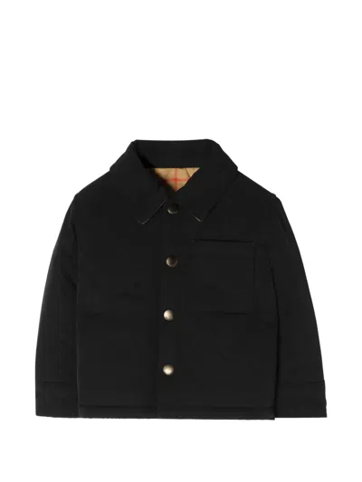 Burberry Babies' Reversible Padded Jacket In Black
