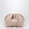 Burberry Reversible Pouch In Pink Nylon With Check Pattern Women