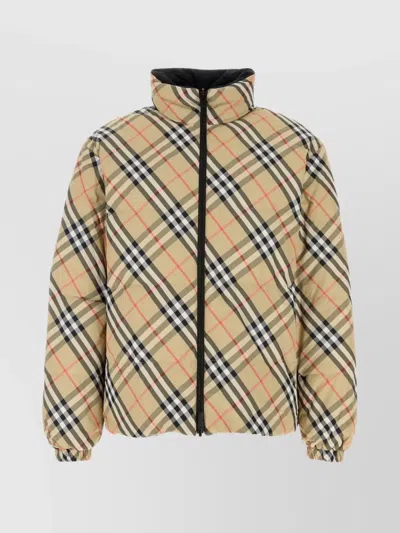 BURBERRY REVERSIBLE PRINTED NYLON DOWN JACKET