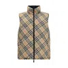 Burberry Reversible Puffer Gile In Multi