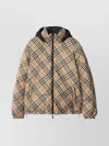 Burberry Reversible Puffer Jacket Drawstring Hem In Brown