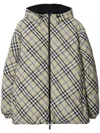 Burberry Reversible Check Snowdon Puffer Jacket In Neutrals