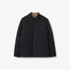 Burberry Reversible Quilted Jacket In Black