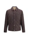 Burberry Insulated Jackets With Front Pockets And Long Sleeves In Brown