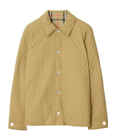BURBERRY BURBERRY CHECKED QUILTED REVERSIBLE JACKET