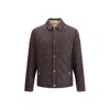 Burberry Insulated Jackets With Front Pockets And Long Sleeves In Brown