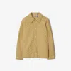 Burberry Reversible Quilted Nylon Jacket In Flax