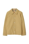 Burberry Reversible Quilted Nylon Jacket In Flax
