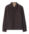 Burberry Reversible Quilted Nylon Coat Clothing In Burgundy