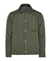 Burberry Long Sleeved Quilted Padded Jacket In Grey