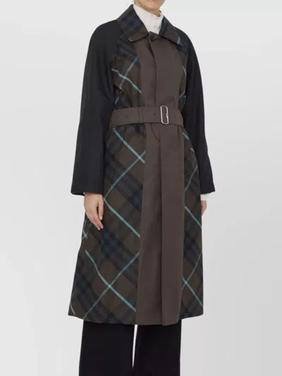 BURBERRY REVERSIBLE RAINCOAT CHECK MOTIF