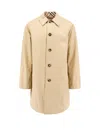 Burberry Reversible Rainproof Coat In Nude