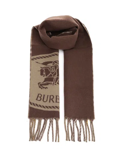 Burberry Reversible Scarf Scarves And Foulards Brown