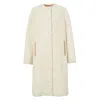 Burberry Reversible Shearling Collarless Coat