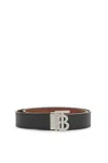 Burberry Reversible Tb Belt In Brown