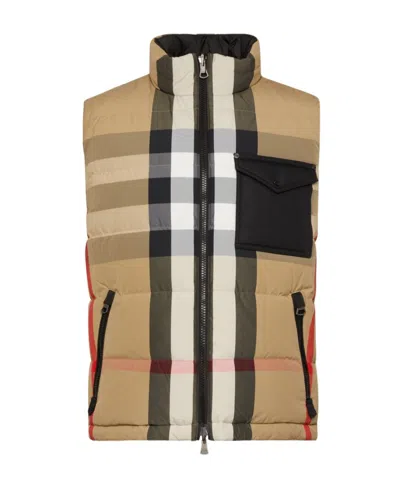 Burberry Reversible Vintage Check Gilet In Multicolor