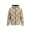 Burberry Printed Polyester Reversible Jacket In Neutral