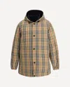 Burberry Checked Reversible Hooded Jacket