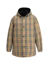 Burberry Checked Reversible Hooded Jacket