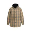 Burberry Checked Reversible Hooded Jacket