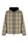 Burberry Reversible Checked Shell Hooded Jacket