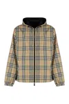 Burberry Reversible Checked Shell Hooded Jacket