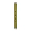 Burberry Womens Acre Reversible Logo-jacquard Alpaca-blend Scarf In Green
