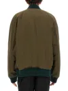 Burberry Reversible Wool-blend Bomber Jacket In Brown