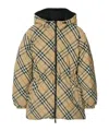 Burberry Double-face Quilted Down Jacket In Nude