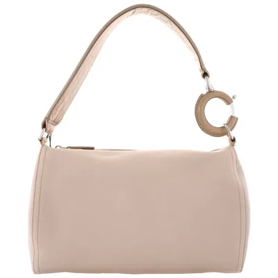 Burberry Rhombi Small Shoulder Bag In Soft Fawn In Gray