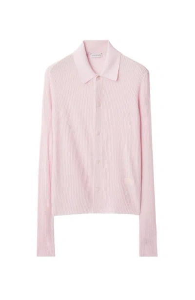 BURBERRY BURBERRY RIB KNIT SHIRT