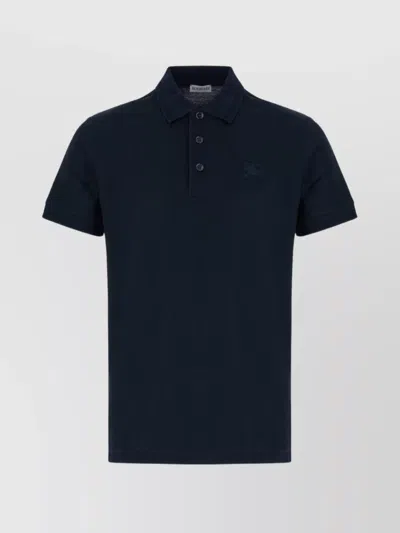 Burberry Ribbed Collar Piquet Polo Shirt