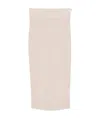 Burberry Ribbed-knit Mid-length Skirt In Multi