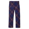 Burberry Check Wool Trousers