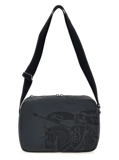 Burberry Ripstop Shoulder Strap Crossbody Bags Gray