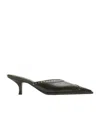 Burberry Rivet Leather Bird High-heeled Sandals In Shale Color