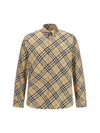 Burberry Button-down Collar Checked Pattern Shirt In Multi