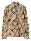 Burberry Roan Relaxed Fit Check Cotton Flannel Shirt Clothing In Brown