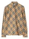 Burberry Roan Relaxed Fit Check Cotton Flannel Shirt Clothing In Brown