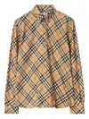Burberry Roan Relaxed Fit Check Cotton Flannel Shirt Clothing In Brown