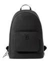 Burberry Rocco Leather Backpack In Black