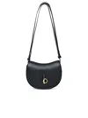 BURBERRY BURBERRY 'ROCKING HORSE' MINI BAG IN BLACK LEATHER