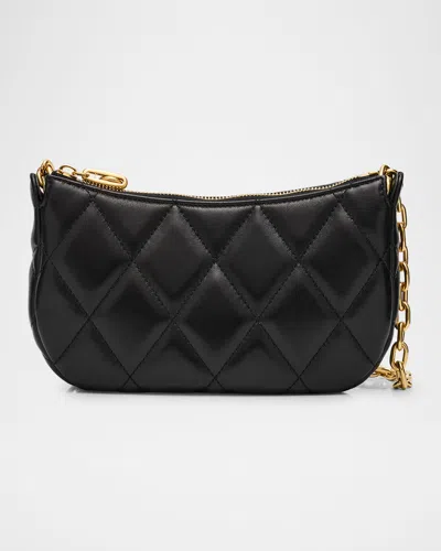 Burberry Rocking Horse Chain Pouch Shoulder Bag In Black