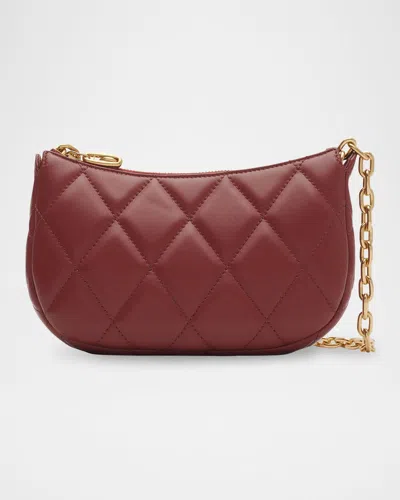 Burberry Rocking Horse Chain Pouch Shoulder Bag In Rust