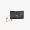 Burberry Rocking Horse Chain Wallet In Black