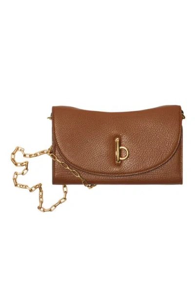 Burberry Rocking Horse Chain Strap Wallet In Hazel