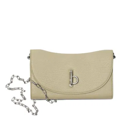 Burberry Rocking Horse Chain Wallet In Neutral