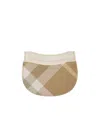 Burberry Rocking Horse Check Cardholder In Nude