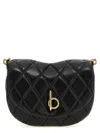 Burberry Rocking Horse Quilted Leather Crossbody Bag In Black